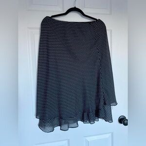 Black D.E.A. New York polka dot skirt